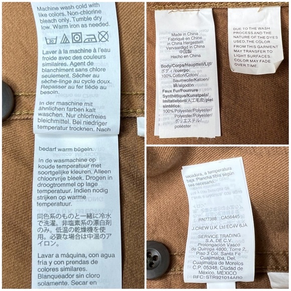 Madewell Northward Cropped Army Jacket in Cottontail Camo Sherpa Ed Brown XXS - Picture 7 of 17